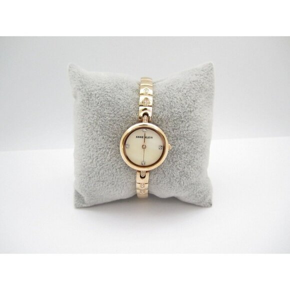 Women Anne Klein Quartz Analog 22mm Round Watch (H317) "New Battery" - Picture 5 of 10